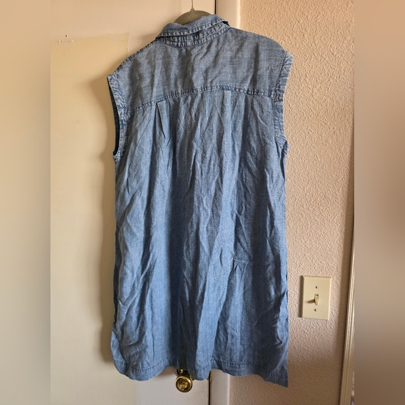 Splendid Wren Indigo Chambray Shift Minidress • NWOT 🦈 - Picture 7 of 9